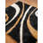 Heller Hand Tufted Shag Polyester Eco-Friendly Area Rugs - 10' x 10', Square, Black Color, Geometric Modern Design, High Pile Thick Handmade Anti Skid Area Rugs for Living Room, Bed Room-2062018800