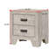 Table de chevet Millie Whitewash