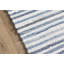 Tapis en coton bleu vif et bleu marine fabriqué et tressé à la main-985136540