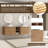  Eaton 72" Wall-Mounted Double Bathroom Vanity with Engineered Stone Top-578116993-585138593