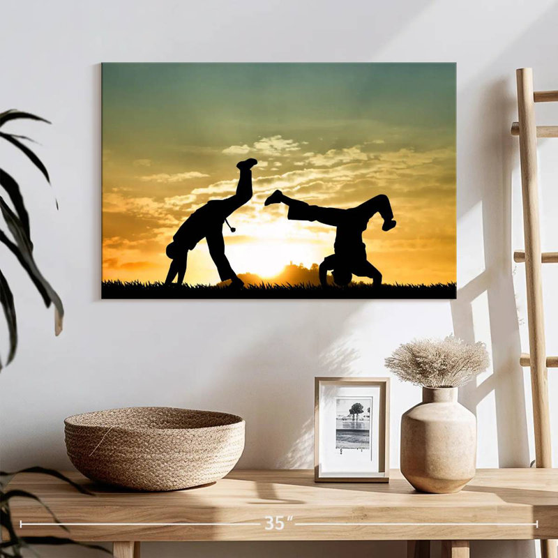 Capoeira au crépuscule, H 16 po x l 24 po
