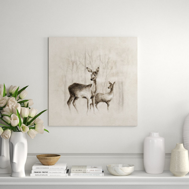 Misty Woods II Print by Guseul Park, Outdoor, 30" H x 30" W x 1.5" D