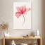 Fleur rose Harnek translucide-108252150