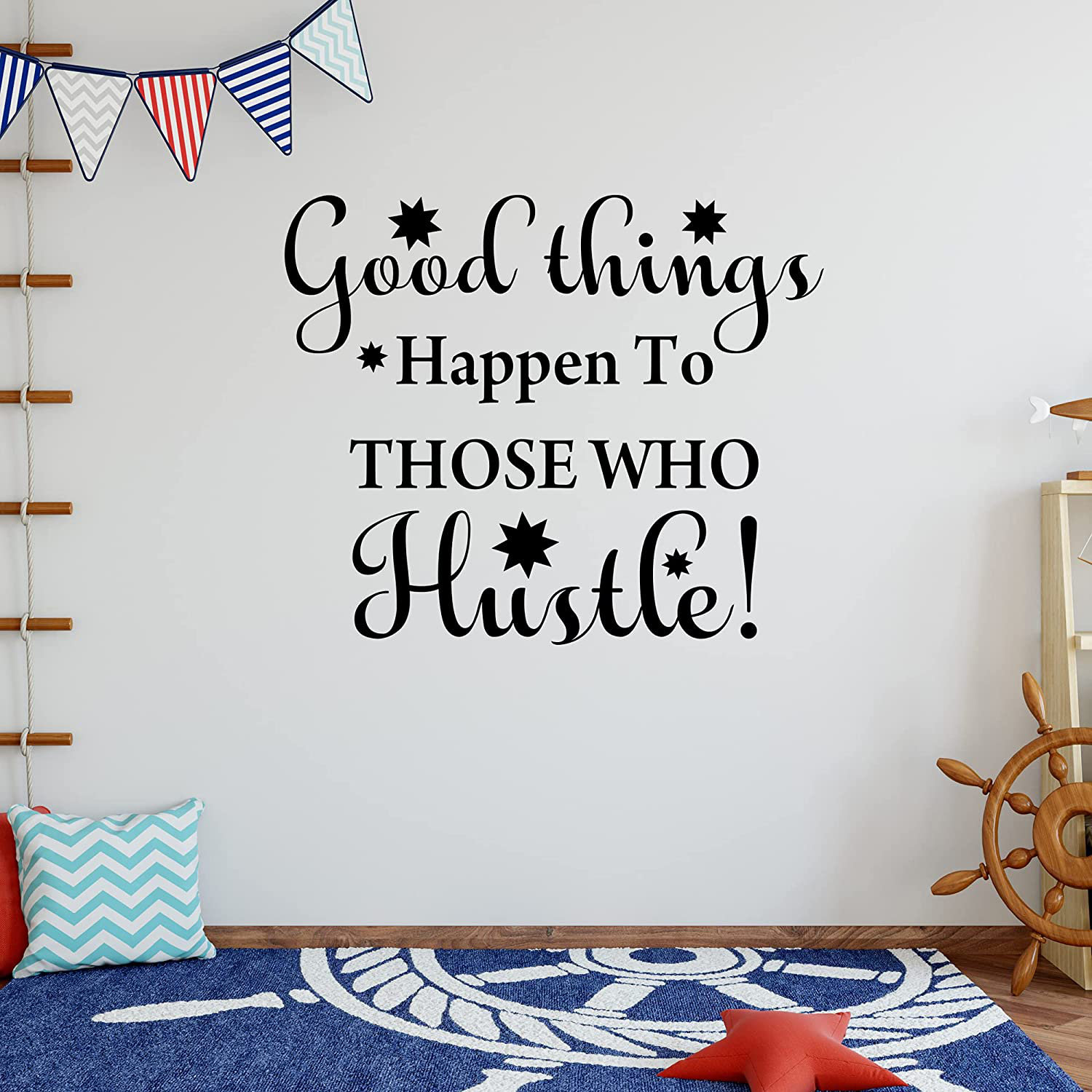 VWAQ Text & Numbers Non-Wall Damaging Wall Decal | Wayfair