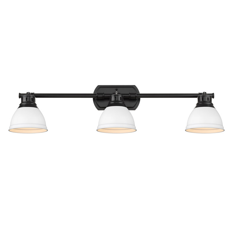 Bryannah 3-Light Semi-Flush - Track Light, Matte White, Matte Black