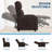 Recliner Chair for Adults, PU Leather Lazy Recliner Ergonomic Adjustable Single Sofa Enhanced with Side Pocket, Tall Back, Wide Arms & Padded Seat, Home Theater Seating for Living Room-1766646984