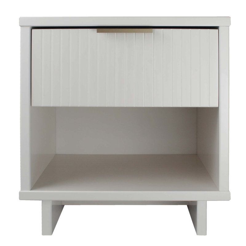 Granville 18" Nightstand In White  (Only Nightstand), White