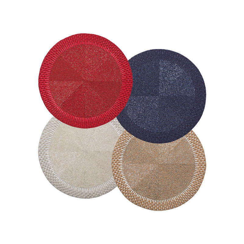 Palisade Placemat, Gold/Silver