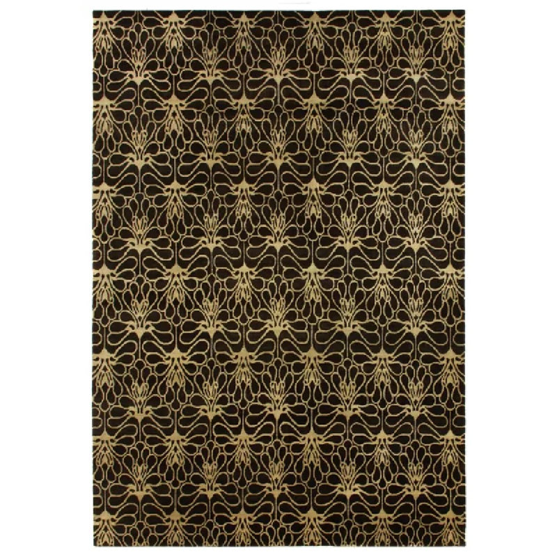 Metro Wool Abstract Area Rug, Rectangle 9' x 10'