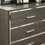 Commode grise à 8 tiroirs