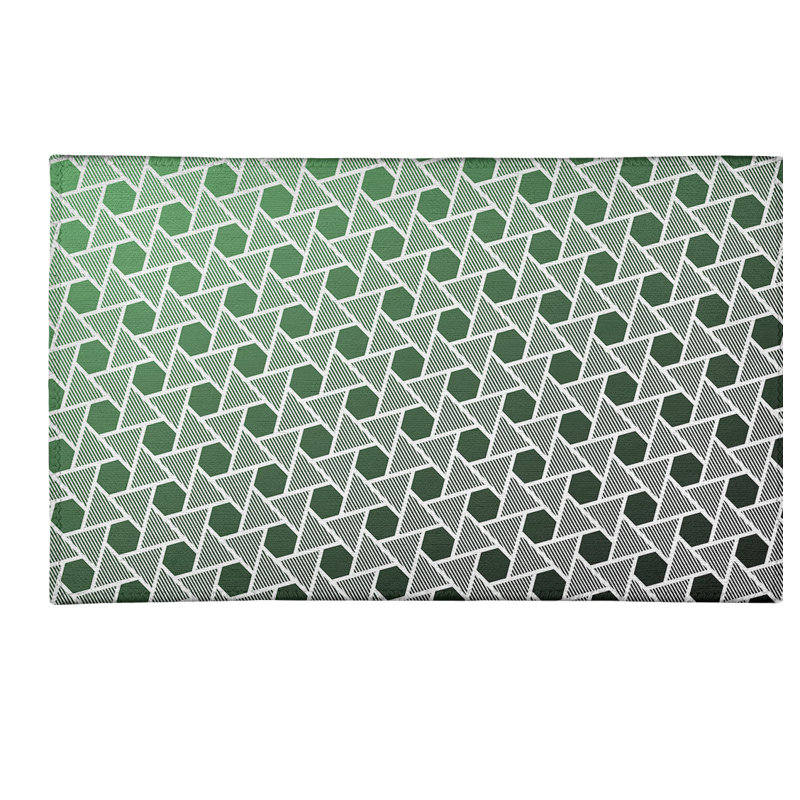 Chenille Geometric Indoor Rug, Rectangle 3' x 5'