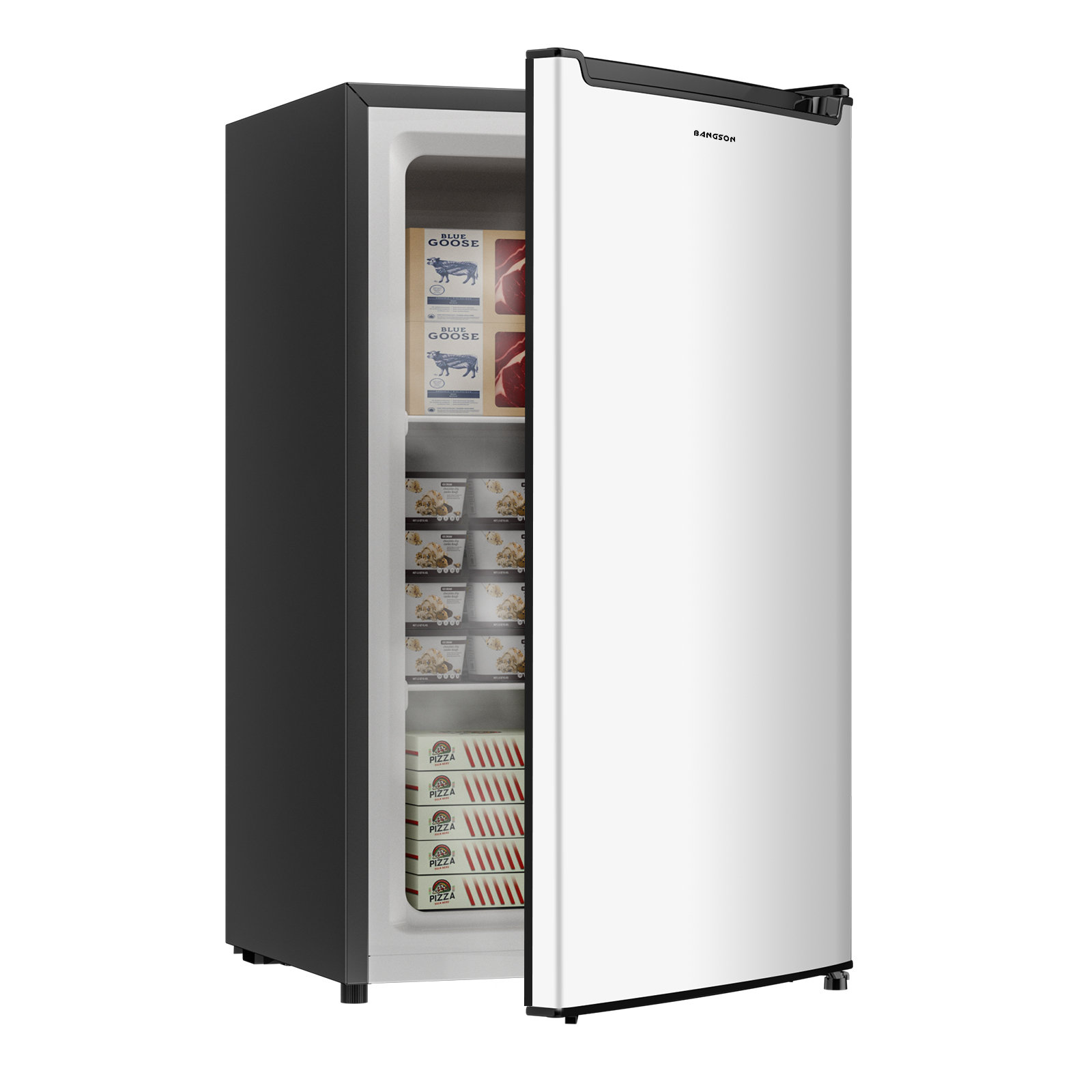 BANGSON 2.1 Cu.ft Upright Freezer, Compact Mini Freezer with Reversible Door | Fridge.com
