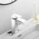 Single Hole Faucet Single-handle Waterfall Bathroom Faucet with Drain Assembly