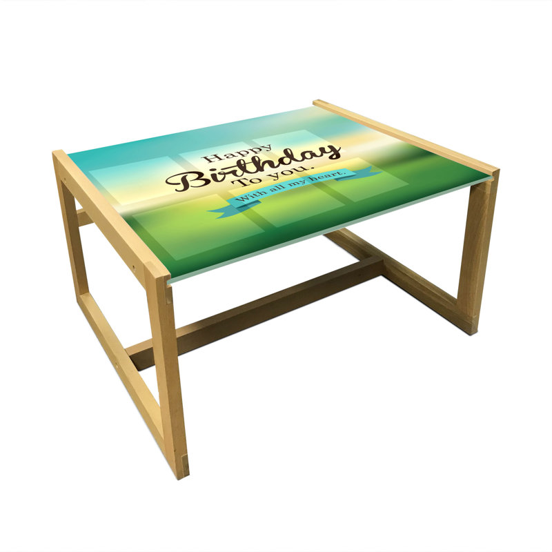 Trestle Coffee Table, 40cm H x 74cm W x 62cm D