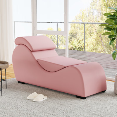 Stylish Chaise Lounge For Yoga, Suitable For Stretching, Relaxation, Exercise And More. by Ivy Bronx