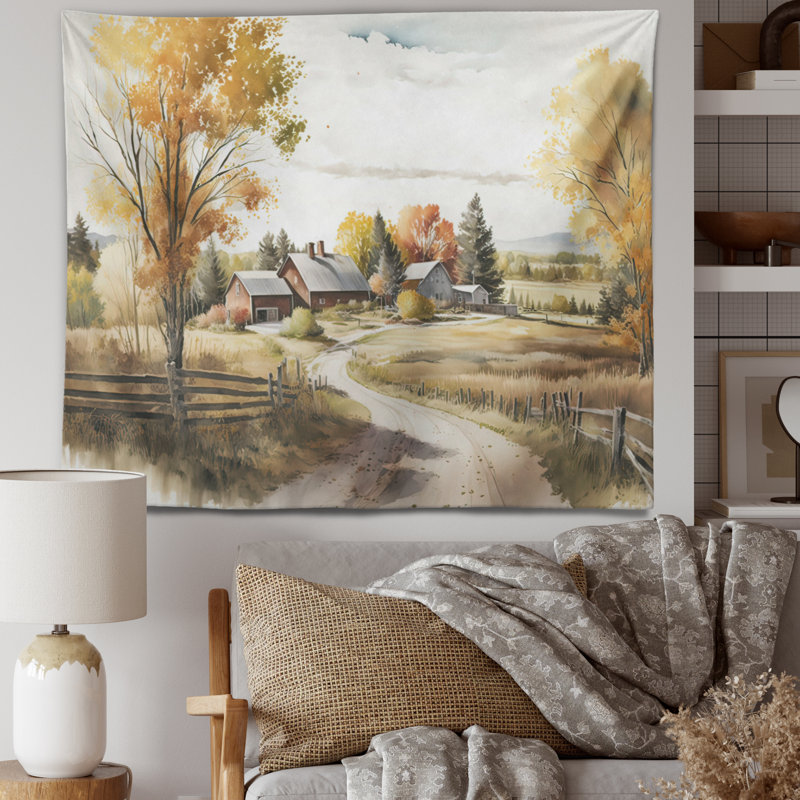 Polyester Tapestry, 32" H x 39" W