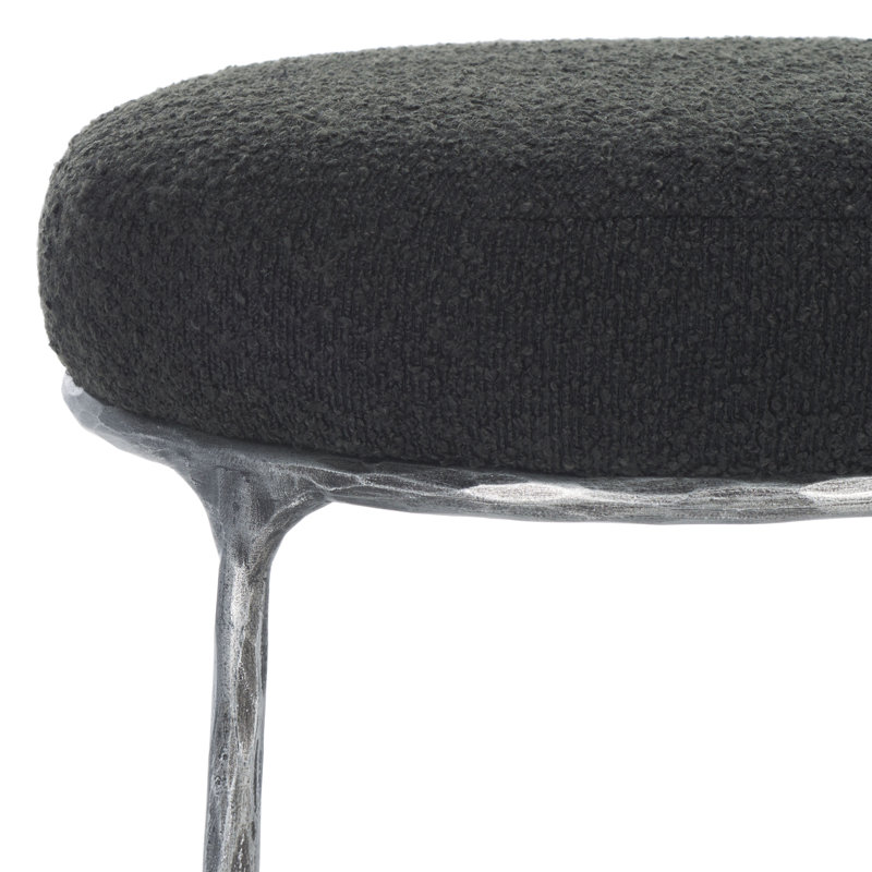 Tabouret de comptoir 26 po Jarir, Noir