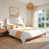 Beige Fabric/Brown