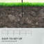 Outsunny Decorative Garden Fencing 24 in x 9.8 ft Outdoor Picket Panels