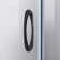 Prime 36" x 74.75" Semi-Frameless Round Sliding Shower Enclosure with Base Included