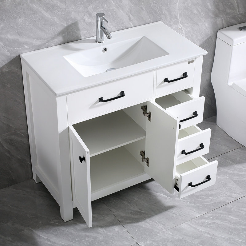 Ensemble de meuble-lavabo simple 36 po avec miroir