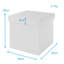 Ewaoluwa 38cm Wide Square Solid Colour Ottoman with Storage-1632627491
