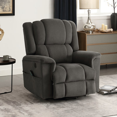Fauteuil inclinable lève-personne électrique standard avec masseur 34,3 po Fairstead