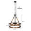 Lustre tambour à 5 lumières à intensité variable Verlis