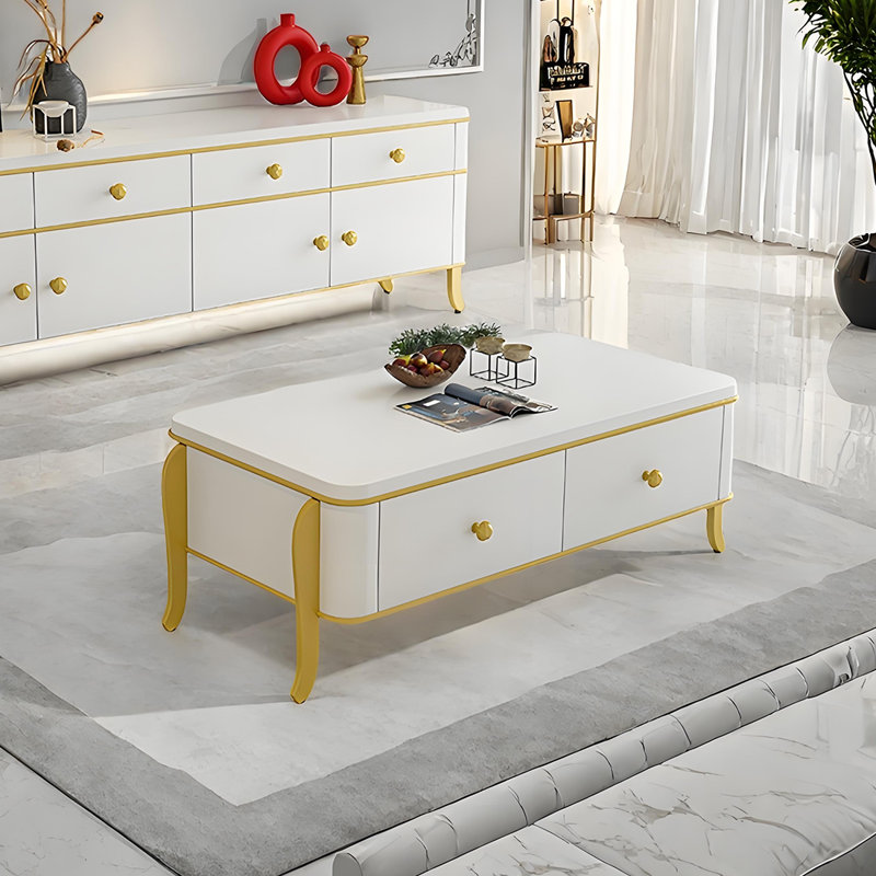 Table basse de luxe en bois massif