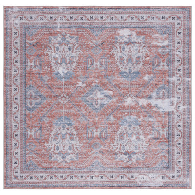 Tapis de couleur rouille / beige Ziebarth 188 M / W S / R