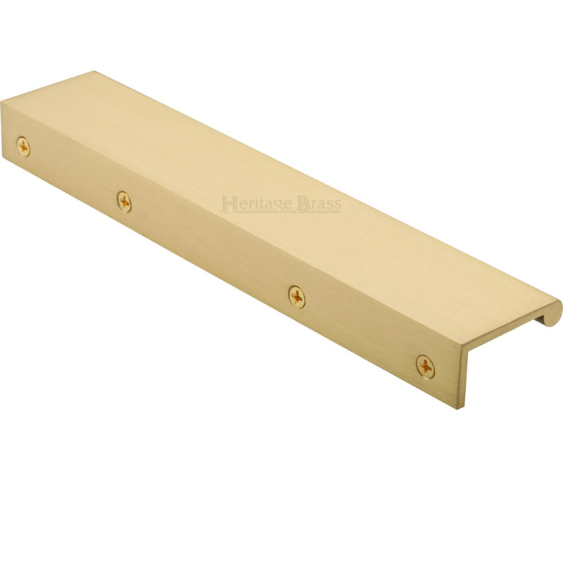 Heritage Brass EPR Edge Pull Cabinet Handle 20cm, Satin Brass