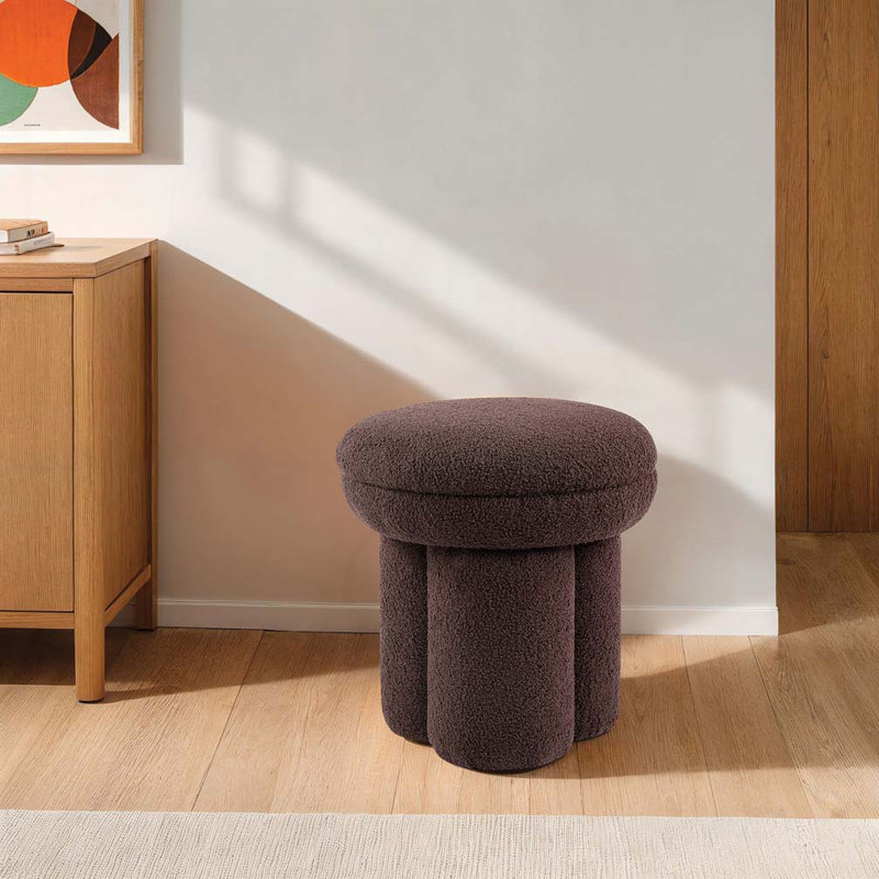 Tabouret de chaise d'appoint, Marron foncé