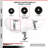 5 Inch Phenolic Caster Set with Ball Bearings 2 Swivel 2 Rigid SCC
