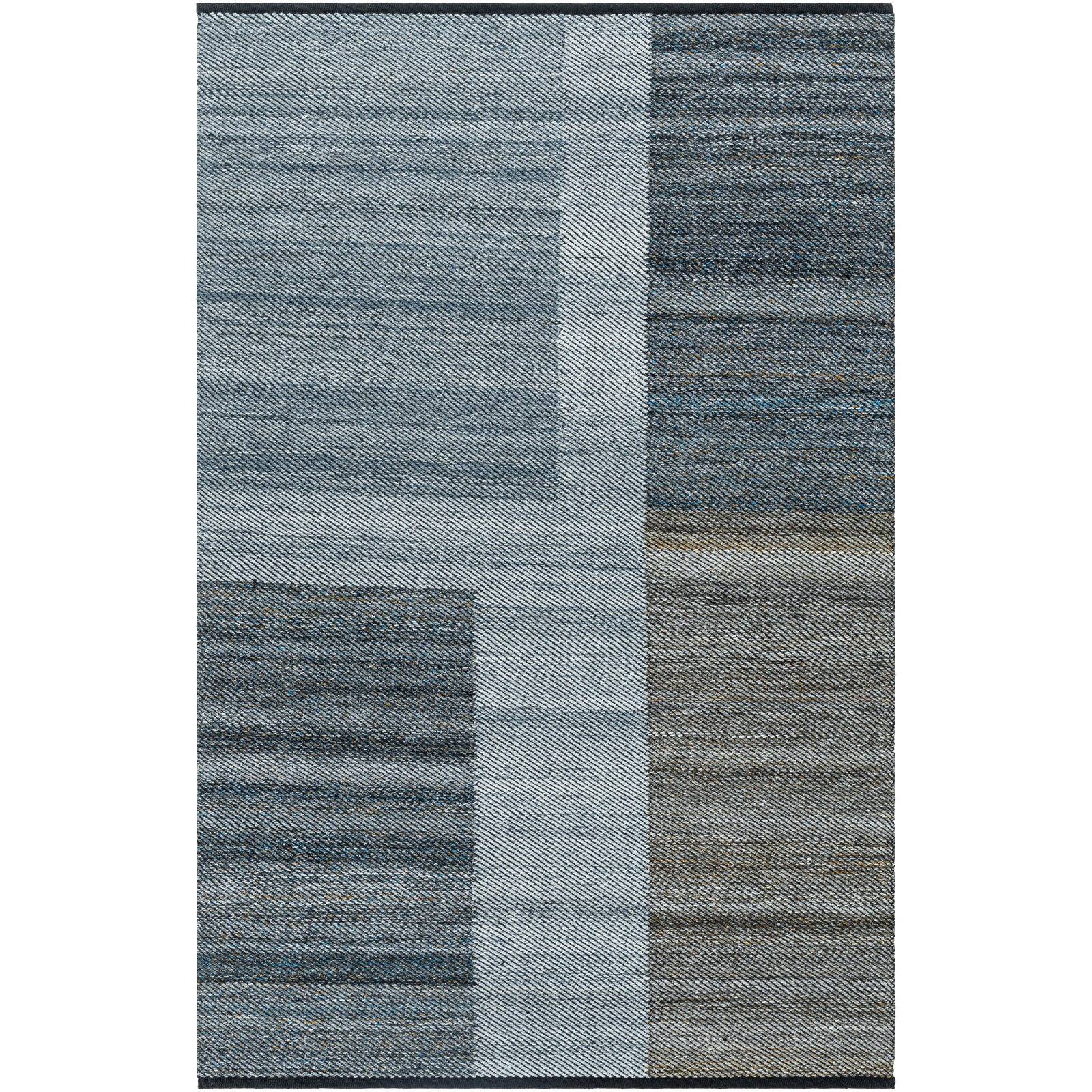 Campbelle Rustic Hand Woven Indoor/Outdoor Area Rug, Rectangle 2' x 3'