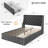 Bed With 4 Storage Drawers And Headboard-527308278-527308279