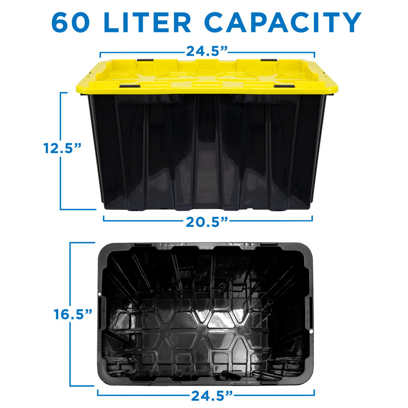 Mount-It! Storage Crate Set Of 3