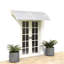 Garden Sanctuary Plastic Cover Retractable Door / Window Awning-111194925-111194927