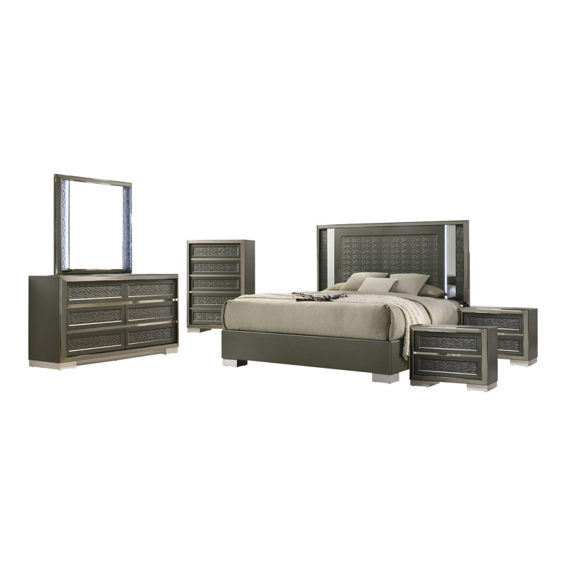 Rivington 6-Piece Bedroom Set, Très grand