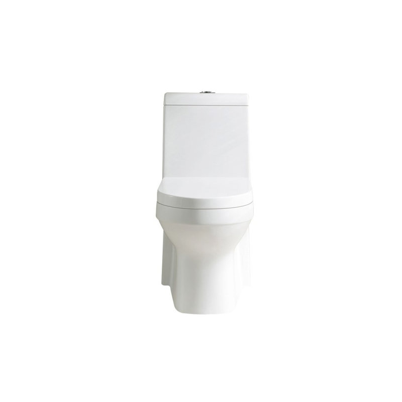 Toilette ronde une pièce à double chasse Donar (siège inclus)