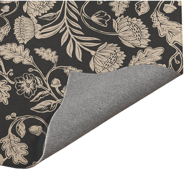 Autumn Vines Non Slip Outdoor Rug, Rectangle 8' x 10'