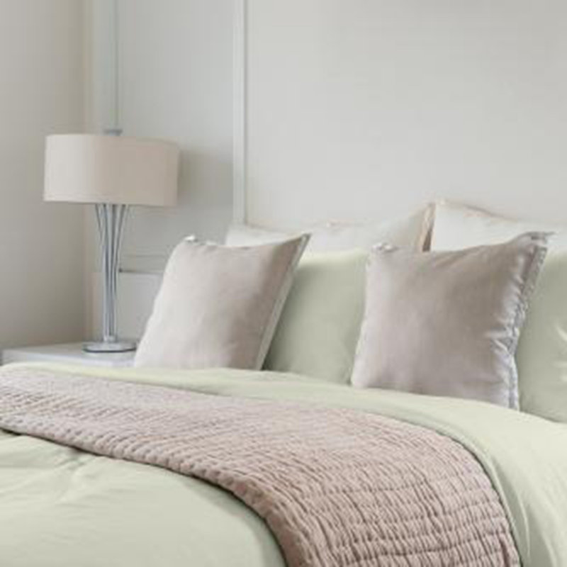 Ensemble de draps 4 pièces Deluxe Soft 100% rayonne de bambou, Crème, Ensemble de draps pour taille de lit double et deu