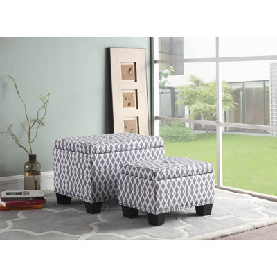 Repose-pieds de rangement multifonctionnel en bois