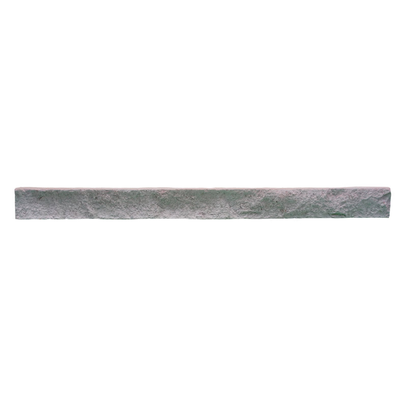 Carrelage mousse gris 42 po x 3,75 po, gris