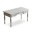 Bureau rétro en bois de frêne avec trois tiroirs