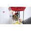 Machine à maïs soufflé de style rétro avec cuillère à huile en acier inoxydable 6 oz, chariot mobile, pour cinéma maison commerciale-120092762