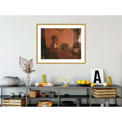 «Madame Camus» par Edgar Degas, impression giclée sur cadre