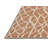 Machine Washable Trellis Brown Area Rug-1748900472