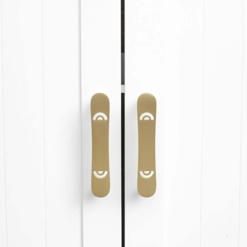 Horizon Novelty Bar / Handle Pull, 8", Satin Brass