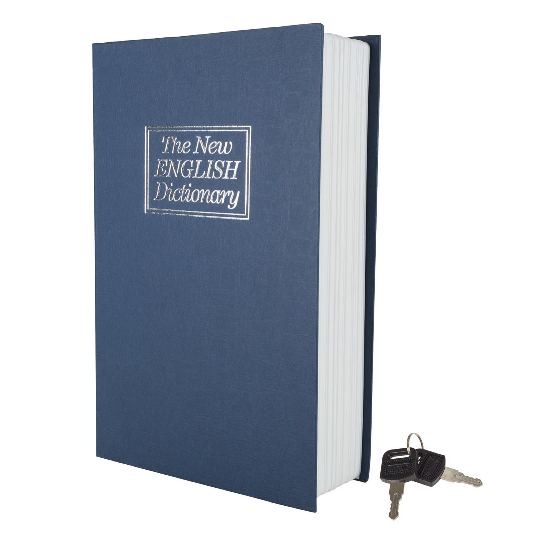 Stalwart Book Safe with Key - Hidden Lock Box Fleming Supply