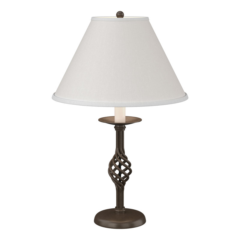 Lampe de table 25,5 "Twist Basket, Bronze